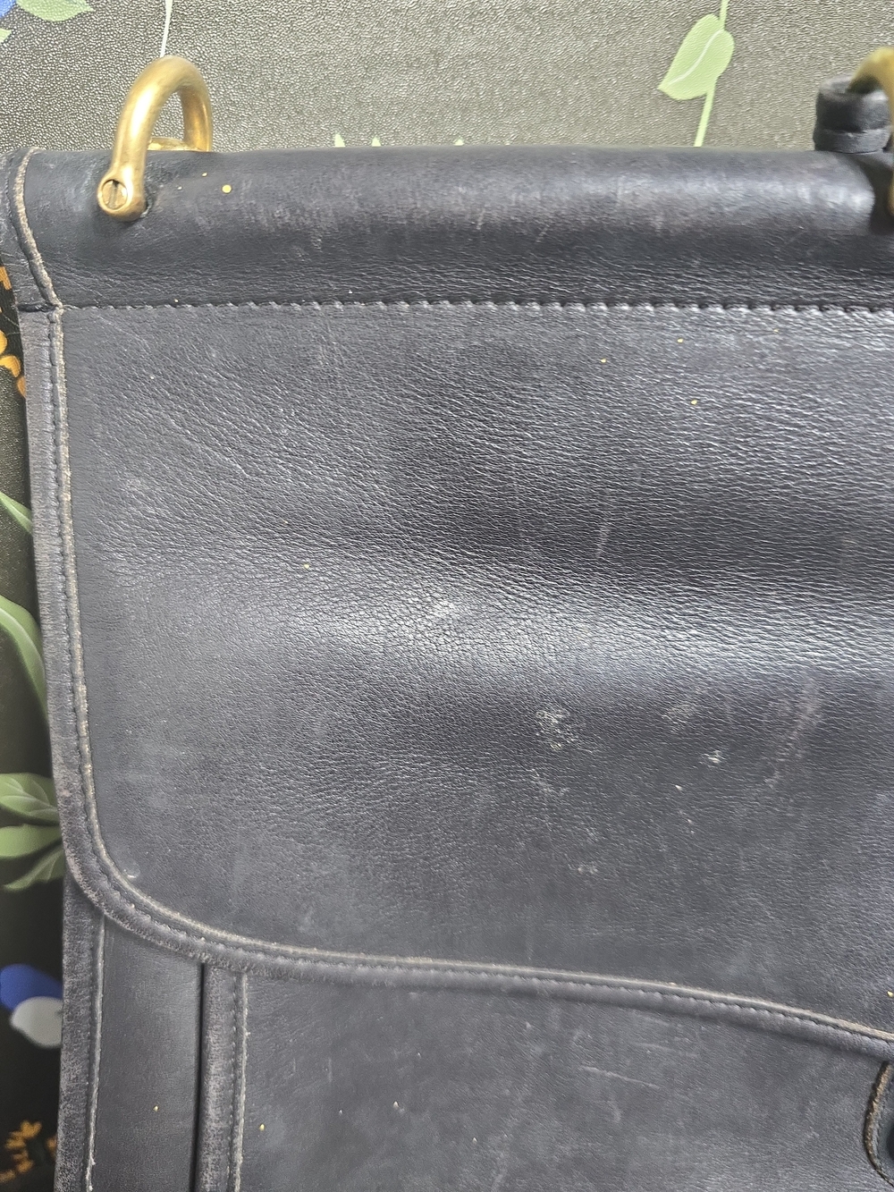 Vintage Coach Beekman Black Leather Briefcase USED READ DESCRIPTION - Picture 2 of 16